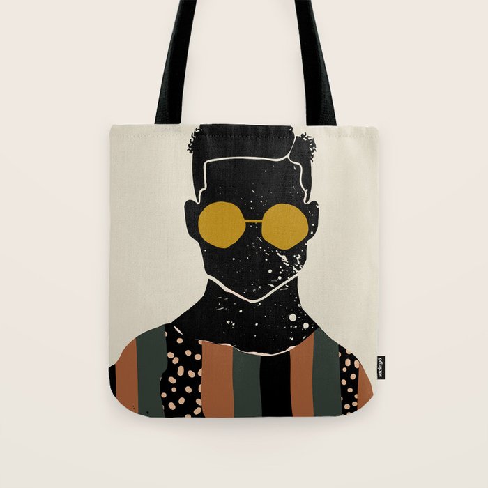 Black Hair No. 7 Tote Bag Gallery Image 1