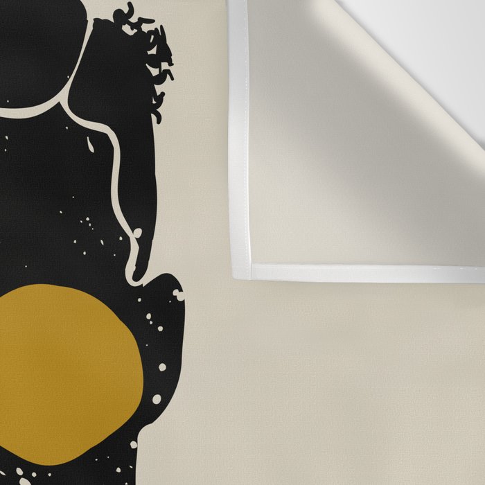 Black Hair No. 7 Wall Tapestry Gallery Image 3
