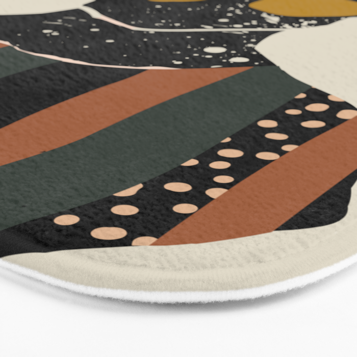 Black Hair No. 7 Bath Mat Gallery Image 3