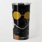 Black Hair No. 7 Travel Mug Gallery Image 1