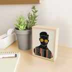 Black Hair No. 7 Mini Art Print Gallery Image 2