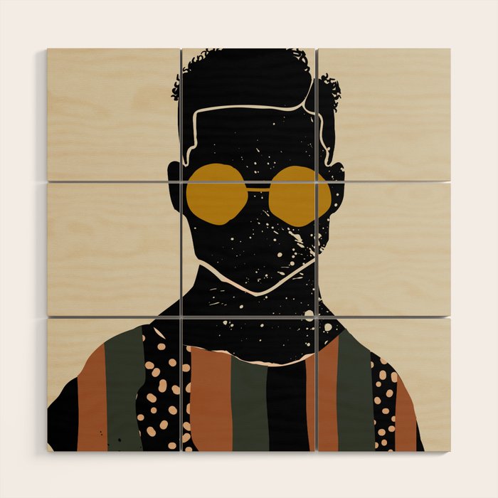 Black Hair No. 7 Wood Wall Art Gallery Image 1