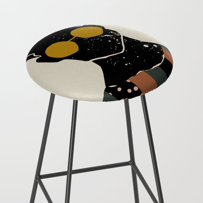 Black Hair No. 7 Stool Gallery Image 2
