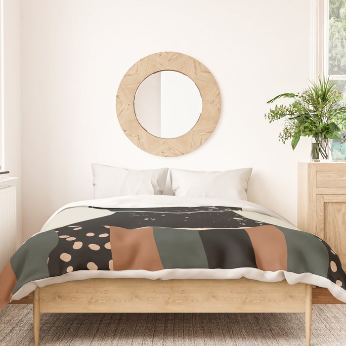 Black Hair No. 7 Duvet Cover Gallery Image 3