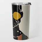 Black Hair No. 7 Travel Mug Gallery Image 2