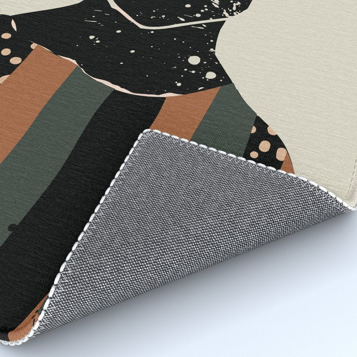 Black Hair No. 7 Rug Gallery Image 4