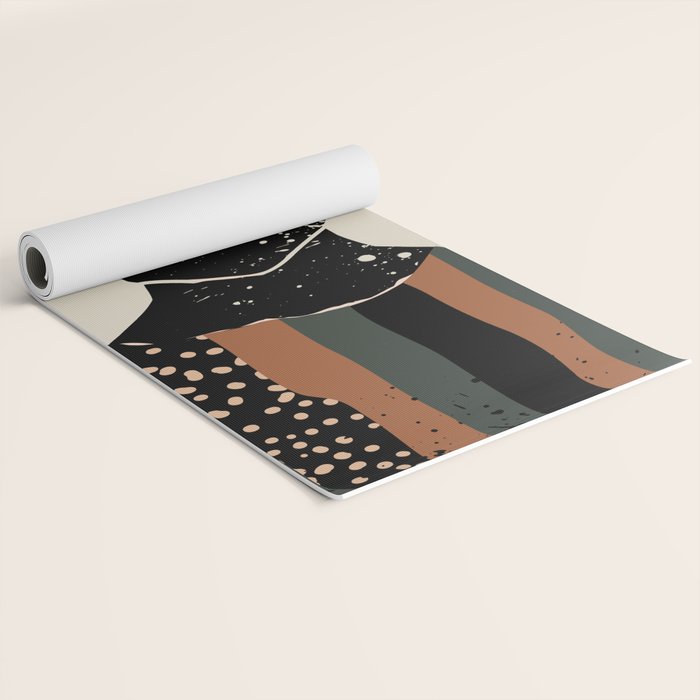 Black Hair No. 7 Yoga Mat Gallery Image 2