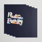 Positive Energy- typography Wrapping Paper Gallery Image 3