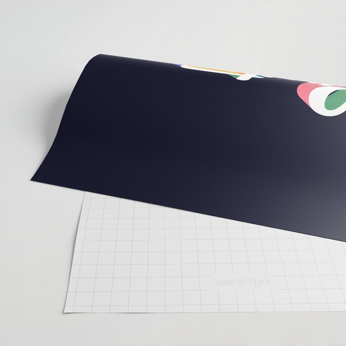 Positive Energy- typography Wrapping Paper Gallery Image 2