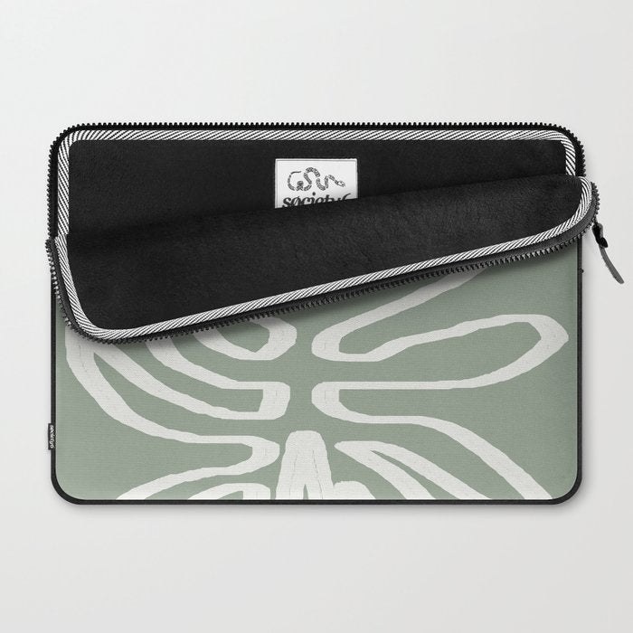 Abstract Leaf Laptop Sleeve Gallery Image 2