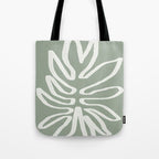 Abstract Leaf Tote Bag Gallery Image 1