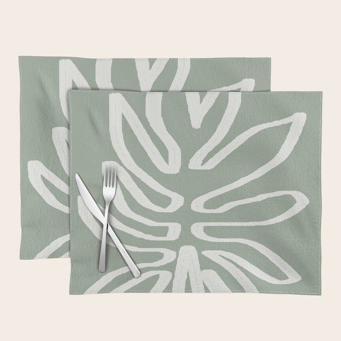 Abstract Leaf Placemat Gallery Image 1