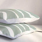 Abstract Leaf Pillow Sham Gallery Image 3