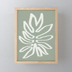 Abstract Leaf Mini Art Print Gallery Image 1