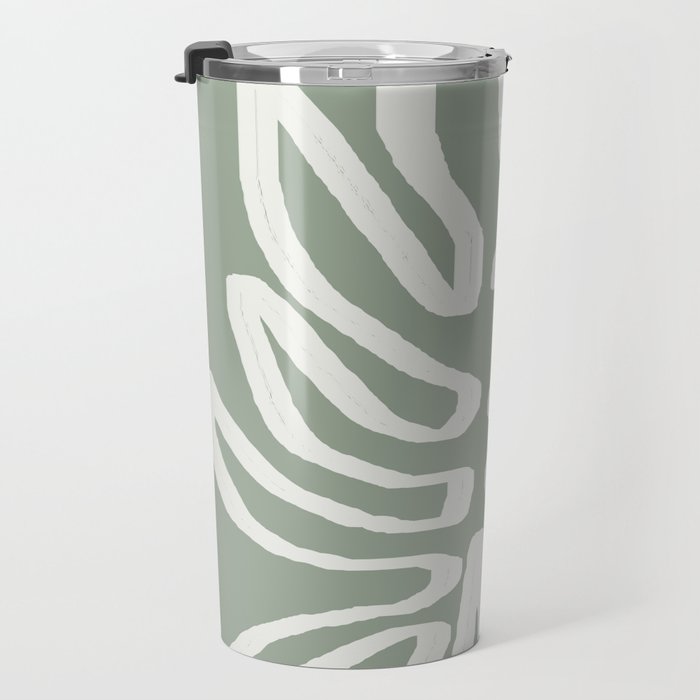 Abstract Leaf Travel Mug Gallery Image 3