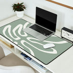 Abstract Leaf Desk Mat Gallery Image 2