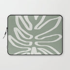 Abstract Leaf Laptop Sleeve Gallery Image 1