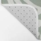Abstract Leaf Bath Mat Gallery Image 2