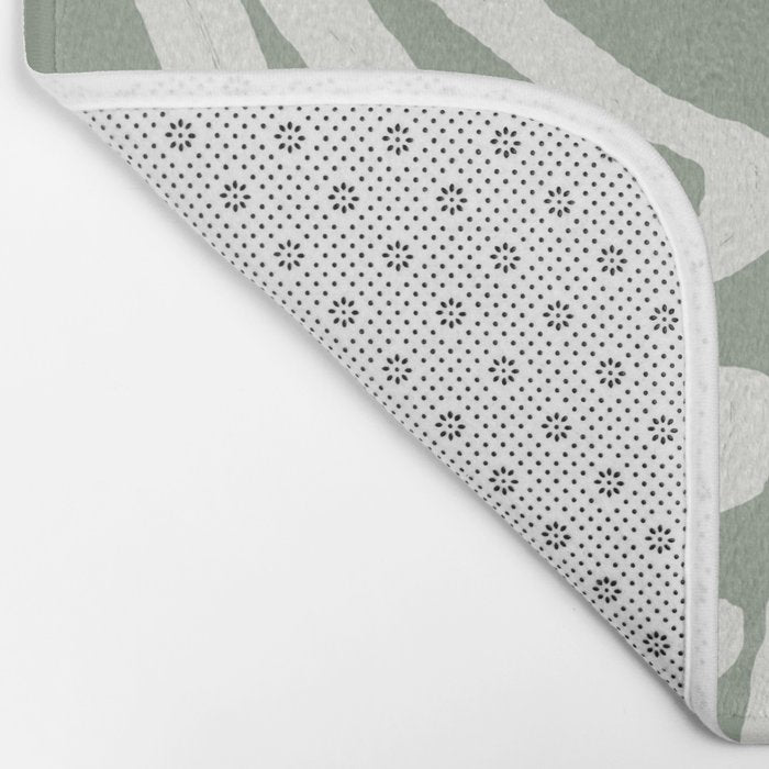 Abstract Leaf Bath Mat Gallery Image 2