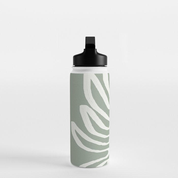 Abstract Leaf Water Bottle Gallery Image 3