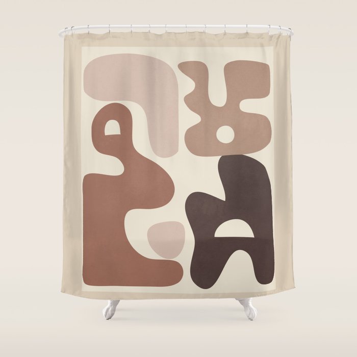 Fluid Whispers IV Shower Curtain Gallery Image 1
