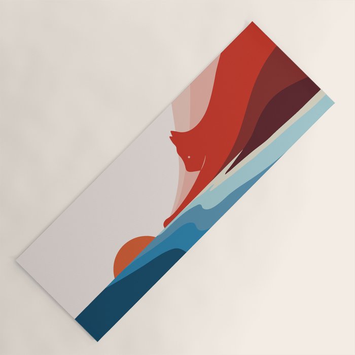 Cat Landscape 6: First Dawn Yoga Mat Gallery Image 1