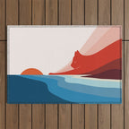 Cat Landscape 6: First Dawn Outdoor Rug Gallery Image 1