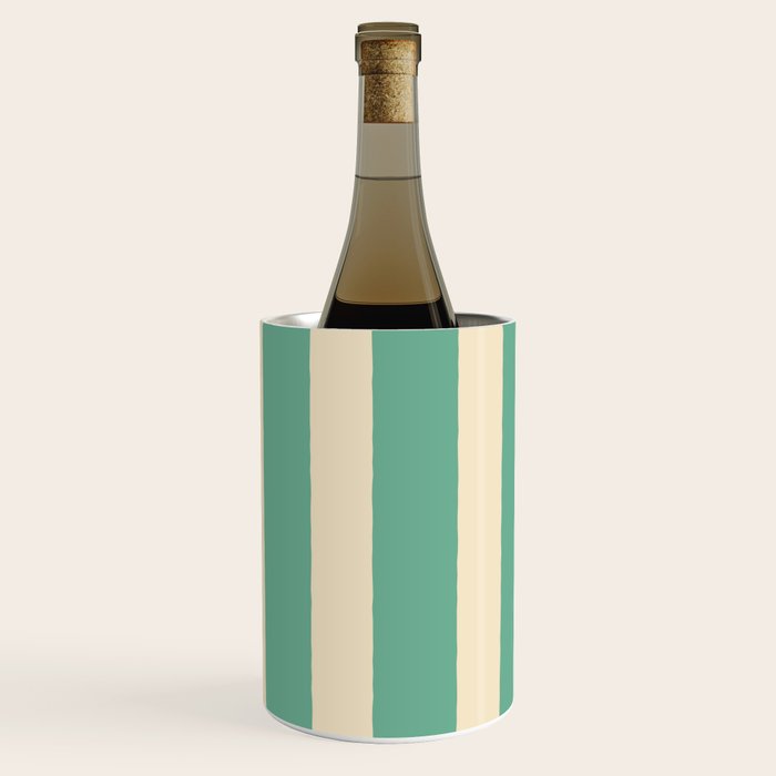 Simple Stripes Pattern - Light Green Wine Chiller Gallery Image 3