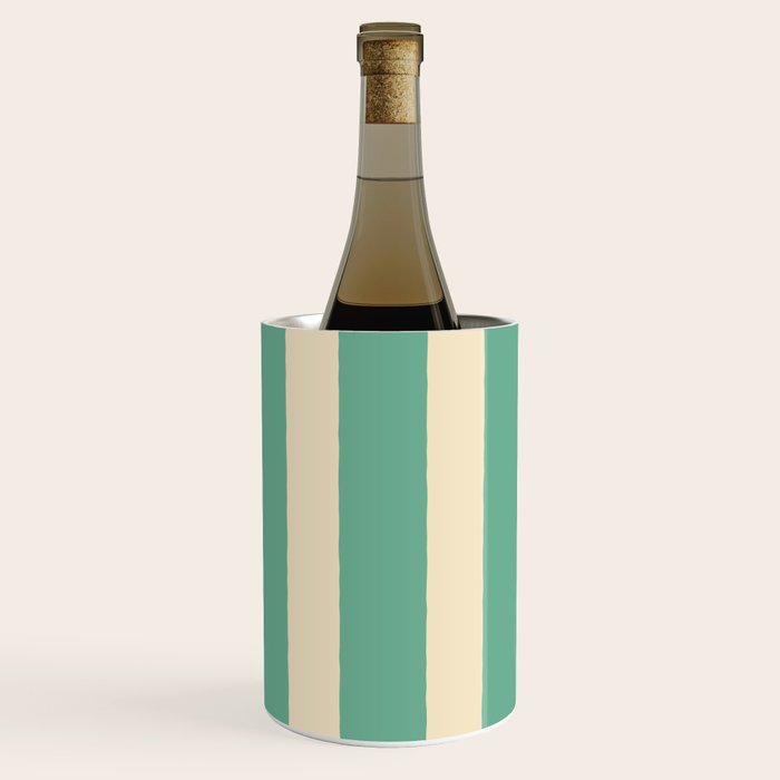 Simple Stripes Pattern - Light Green Wine Chiller Gallery Image 2