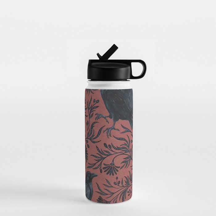 Raven Branch in Rust and Mineral Dust Water Bottle Gallery Image 1