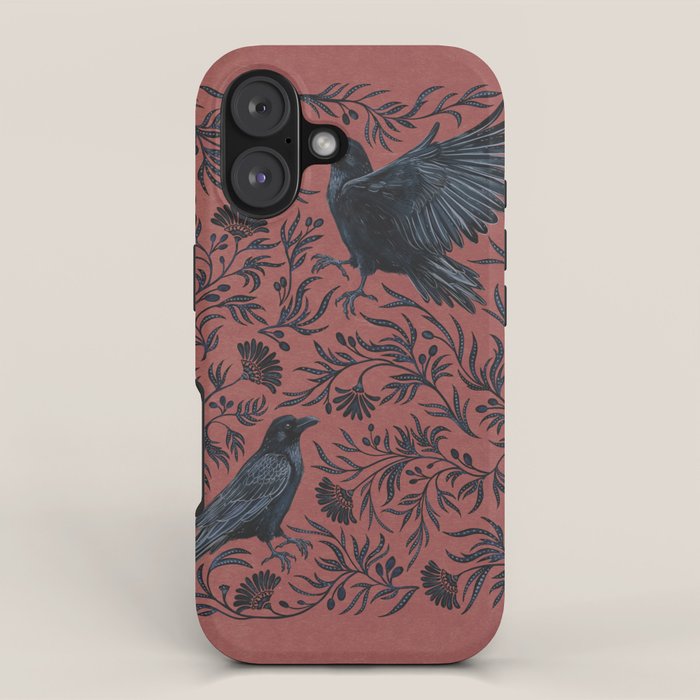Raven Branch in Rust and Mineral Dust iPhone Case Gallery Image 1