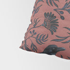 Raven Branch in Rust and Mineral Dust Pillow Sham Gallery Image 4