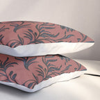 Raven Branch in Rust and Mineral Dust Pillow Sham Gallery Image 3