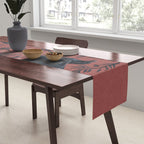 Raven Branch in Rust and Mineral Dust Table Runner Gallery Image 2