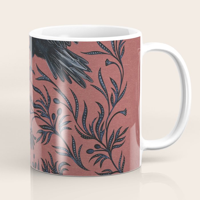 Raven Branch in Rust and Mineral Dust Coffee Mug Gallery Image 1