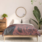Raven Branch in Rust and Mineral Dust Comforter Gallery Image 3