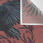 Raven Branch in Rust and Mineral Dust Wall Tapestry Gallery Image 3