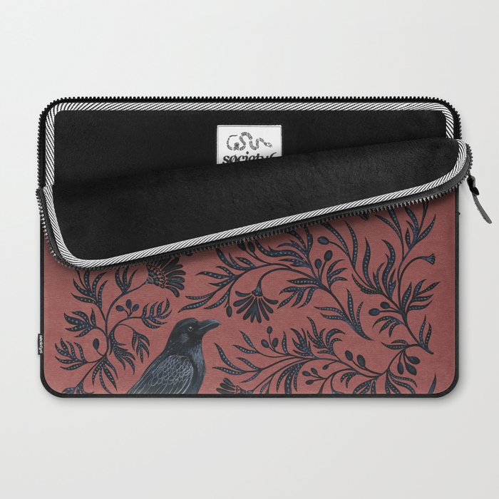 Raven Branch in Rust and Mineral Dust Laptop Sleeve Gallery Image 2