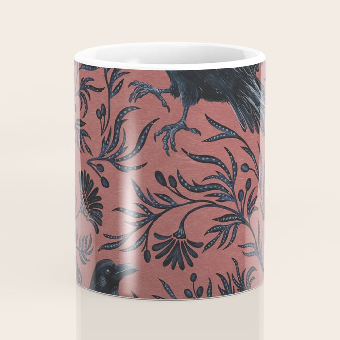 Raven Branch in Rust and Mineral Dust Coffee Mug Gallery Image 4