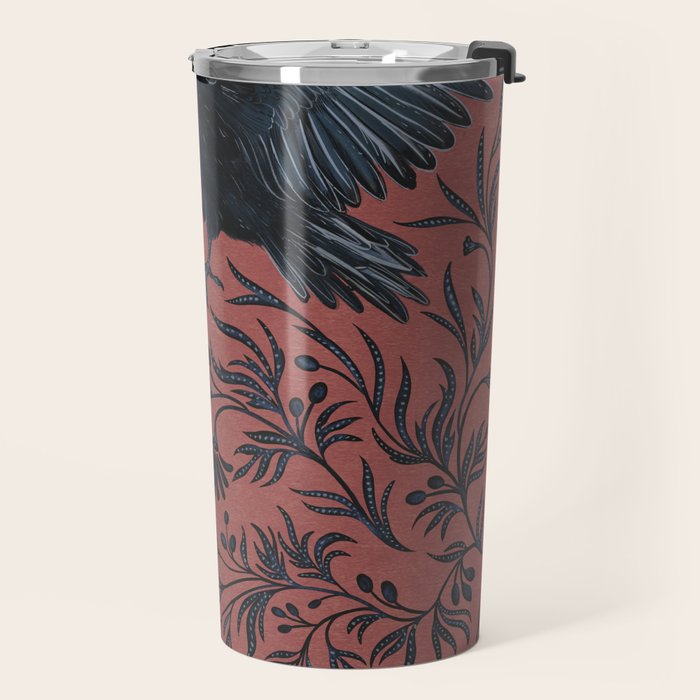 Raven Branch in Rust and Mineral Dust Travel Mug Gallery Image 2
