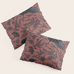 Raven Branch in Rust and Mineral Dust Pillow Sham Gallery Image 3