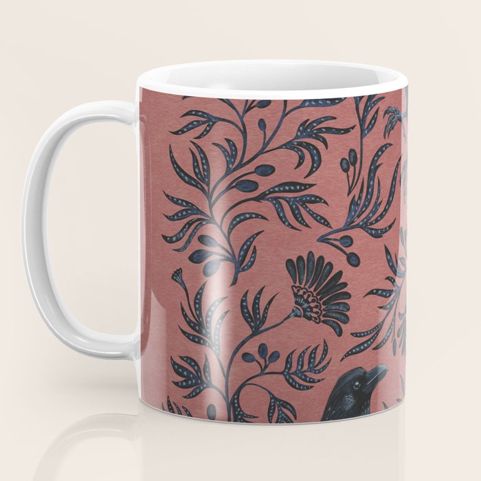 Raven Branch in Rust and Mineral Dust Coffee Mug Gallery Image 3