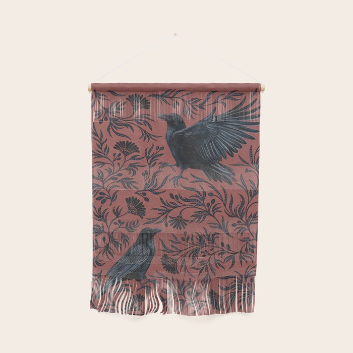 Raven Branch in Rust and Mineral Dust Wall Hanging Gallery Image 1