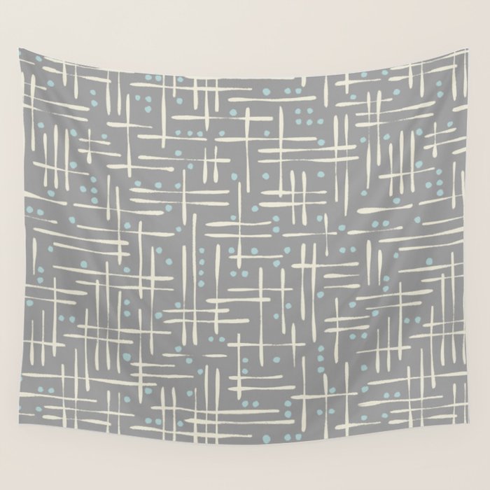 Simple Hand Drawn Pattern #17 Wall Tapestry Gallery Image 1