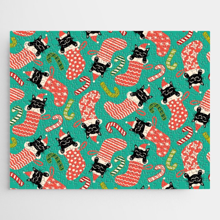 Festive Felines Jigsaw Puzzle Gallery Image 1
