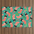 Festive Felines Outdoor Rug Gallery Image 1