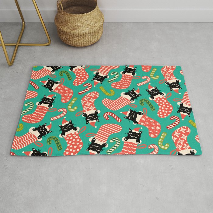 Festive Felines Rug Gallery Image 1