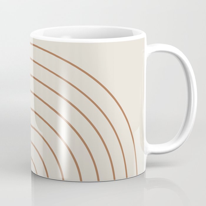 Minimal Arch XVI Earthy Natural Modern Geometric Lines Coffee Mug Gallery Image 1