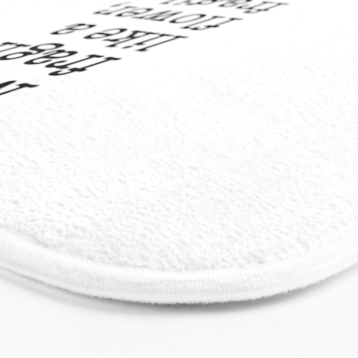 Ruth Bader Ginsburg Quote, Not Fragile Like A Flower, Fragile Like A Bomb Bath Mat Gallery Image 3