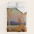 Tom Thomson Birches 1916 Canadian Landscape Artist Comforter Gallery Image 6